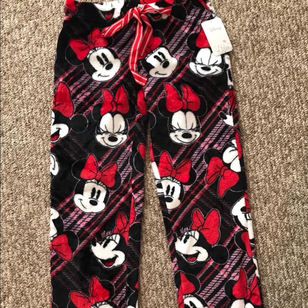 Disney Minnie Mouse fuzzy pajama pants